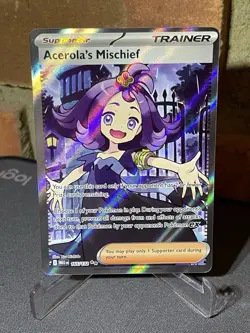 Acerola's Mischief 165/132 Mega Evolution Pokemon Full Art Trainer - Image 1
