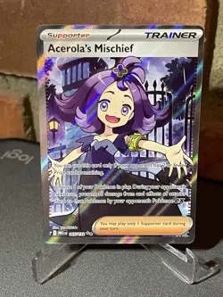 Acerola's Mischief 165/132 Mega Evolution Pokemon Full Art Trainer - Image 2