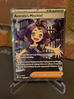 Acerola's Mischief 165/132 Mega Evolution Pokemon Full Art Trainer - Image 3