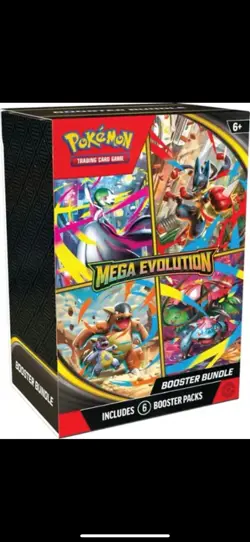 Pokemon TCG Mega Evolution Factory Sealed Booster Bundle - Image 1