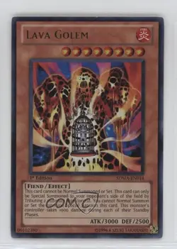 Lava Golem 1st Ed. YuGiOh Marik Structure Deck #SDMA-EN014 2010 - Image 1