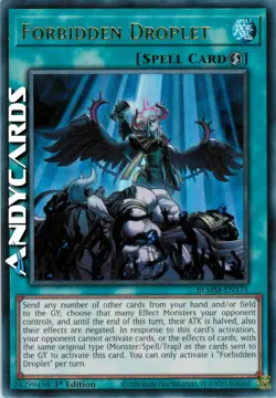 FORBIDDEN DROPLET (Goccioline Proibite) • Ultra R SP • BLMM EN171 • 1Ed • Yugioh - Image 1