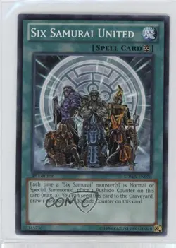 Six Samurai United 1st Ed. YuGiOh Warlords Structure Deck #SDWA-EN028 - Image 1