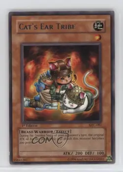Cat's Ear Tribe 1st Ed. YuGiOh Magician's Force #MFC-081 2003 - Image 1