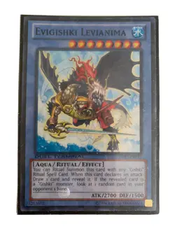 YUGIOH Gishki Water Deck Complete 40 - Cards w/ Sleeves - Image 1