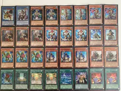 YUGIOH Gishki Water Deck Complete 40 - Cards w/ Sleeves - Image 3