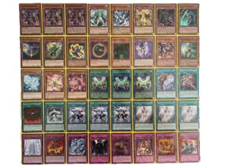YUGIOH Monarch Deck Complete 40 - Cards with Sleeves - Image 1