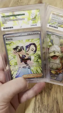 Pokemon TCG Perrin Twilight Masquerade Holo Card 220/167 Growlithe 181/167 ACE 9 - Image 2