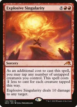 2x Explosive Singularity Kamigawa: Neon Dynasty NM MTG - Image 1