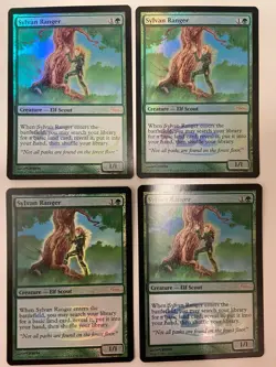 MTG Sylvan Ranger x4 Green Unique & Misc. Promos Foil Promo - Image 1