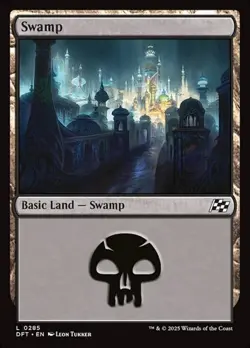 2x Swamp (#285) - Foil DFT NM MTG - Image 1