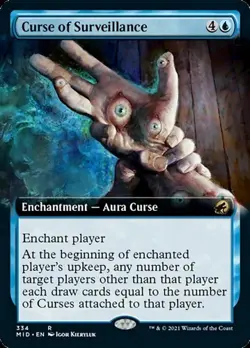 2x Curse of Surveillance - Foil Extended Art MID LP MTG - Image 1