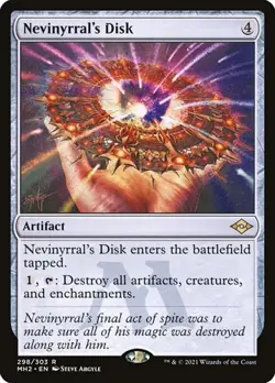 2x Nevinyrral's Disk Modern Horizons 2 NM MTG - Image 1