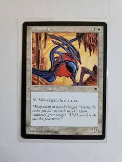 Talon Sliver - Tempest - LP - MTG Magic - Common - White Creature - Image 1