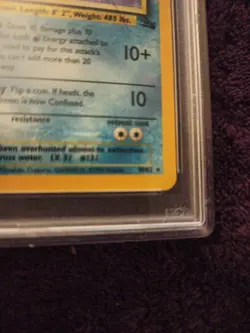 1999 Lapras Pokemon Fossil Holo - Image 2