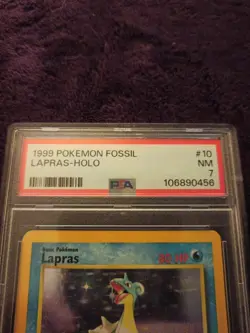 1999 Lapras Pokemon Fossil Holo - Image 4