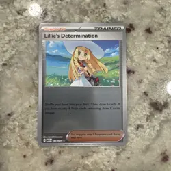 Lillie's Determination (Reverse Holo) 119/132 Uncommon Pokemon Mega Evolution - Image 1