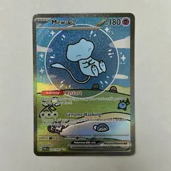 Pokemon TCG Paldean Fates Bubble Mew EX 232/091 Special Illustration Rare SIR - Image 1