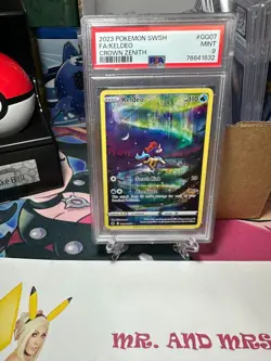 ⭐PSA 9 MINT Pokemon TCG Keldeo Crown Zenith: Galarian Gallery GG07/GG70⭐ - Image 2