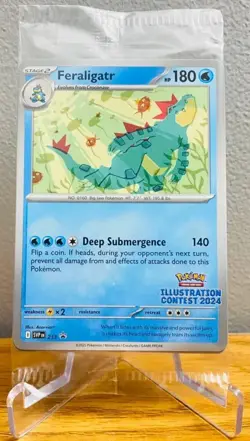 SEALED Pokemon Illustration Contest Promos 2024 Feraligatr, Pikachu, Toxtricity - Image 1