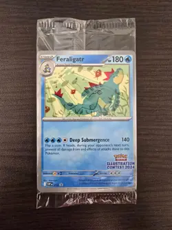 Last 4 Pack. Pokemon TCG 2024 Illustration Contest (SVP 213-215) Sealed Pack - Image 1