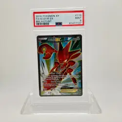 2016 Pokemon XY BreakPoint Scizor EX Full Art #119 PSA 9 - Image 1
