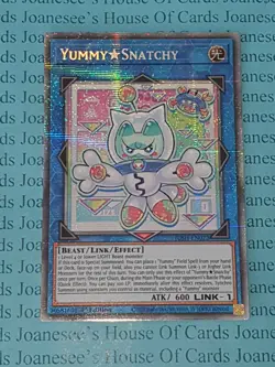 JUSH-EN022 Yummy Snatchy Starlight Rare Yu-Gi-Oh Card 1st Edition New - Image 5