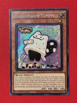 Yugioh! Marshmao☆Yummy DOOD-EN024 Secret Rare 1st Edition NM - Image 1