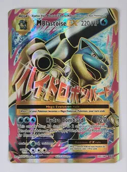 Pokemon TCG XY Evolutions M Blastoise EX Full Art Card 102/108 - Image 1