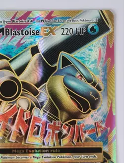 Pokemon TCG XY Evolutions M Blastoise EX Full Art Card 102/108 - Image 3