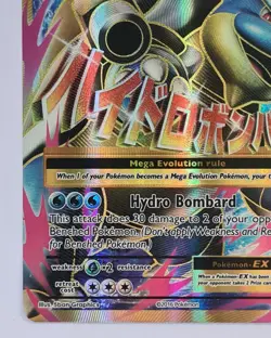 Pokemon TCG XY Evolutions M Blastoise EX Full Art Card 102/108 - Image 5