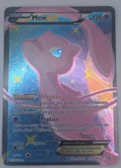 Mew EX RC24/RC25 Legendary Treasures Full Art Radiant Collection Pokemon Card LP - Image 1