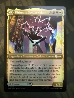 Miles Morales FOIL Marvel's Spider-Man Pack Fresh MTG MINT - Image 2