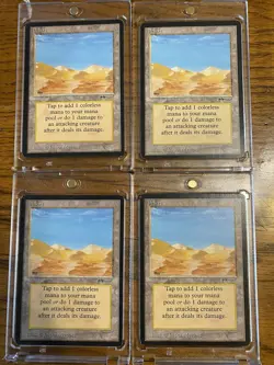 Magic The Gathering Arabian Nights Desert x4 Full Play Set. MTG - Image 1