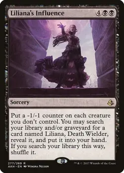 2x Liliana's Influence - Planeswalker Deck Amonkhet HP MTG - Image 1