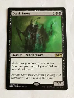 Death Baron M19 MTG NM - Image 1