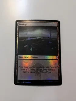 MTG - Swamp 459 (Foil) - Baldur's Gate NM/M Condition - Image 1