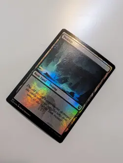 MTG - Swamp 461 (Foil) - Baldur's Gate NM/M Condition - Image 2