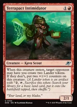 2x Terrapact Intimidator - Foil EOE NM MTG - Image 1