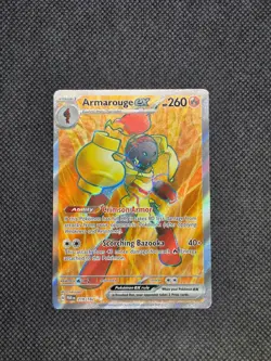 Pokemon TCG Armarouge ex 218/182 Paradox Rift Holo Full Art Ultra Rare - Image 1