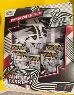 Pokemon TCG: Scarlet & Violet White Flare Binder Collection - New And Sealed! - Image 1