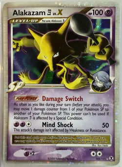 Alakazam 4 LV.X - 103/111 - Pokemon Rising Rivals Ultra Rare MP - Image 1