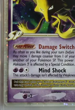 Alakazam 4 LV.X - 103/111 - Pokemon Rising Rivals Ultra Rare MP - Image 4