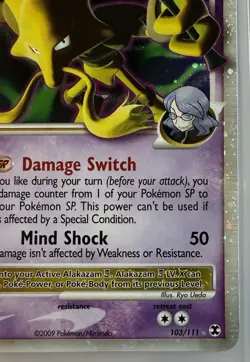 Alakazam 4 LV.X - 103/111 - Pokemon Rising Rivals Ultra Rare MP - Image 5