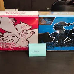 Pokemon Center Black Bolt and White Flare ETB Pokemon TCG - Factory Sealed - Image 1