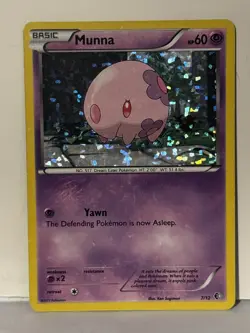 Munna - 7/12 Holo 007/012 McDonald's Promos 2011 NM Pokemon Fast Ship - Image 1