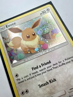 Pokemon 2019 Eevee Holo Sun & Moon Black Star Promo #SM184 - Image 3
