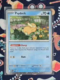 Pokemon TCG Psyduck MEP 007 Mega Evolution Blister Promo - Image 1