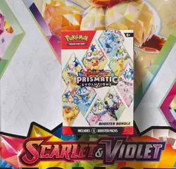 Pokemon TCG Prismatic Evolutions Booster Bundle (6 Booster Packs) - New & Sealed - Image 1