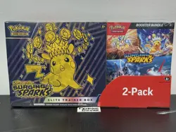 Pokemon Surging Sparks ETB Booster Bundle Costco 2-Pack (Lot of 2 Boxes) - Image 2
